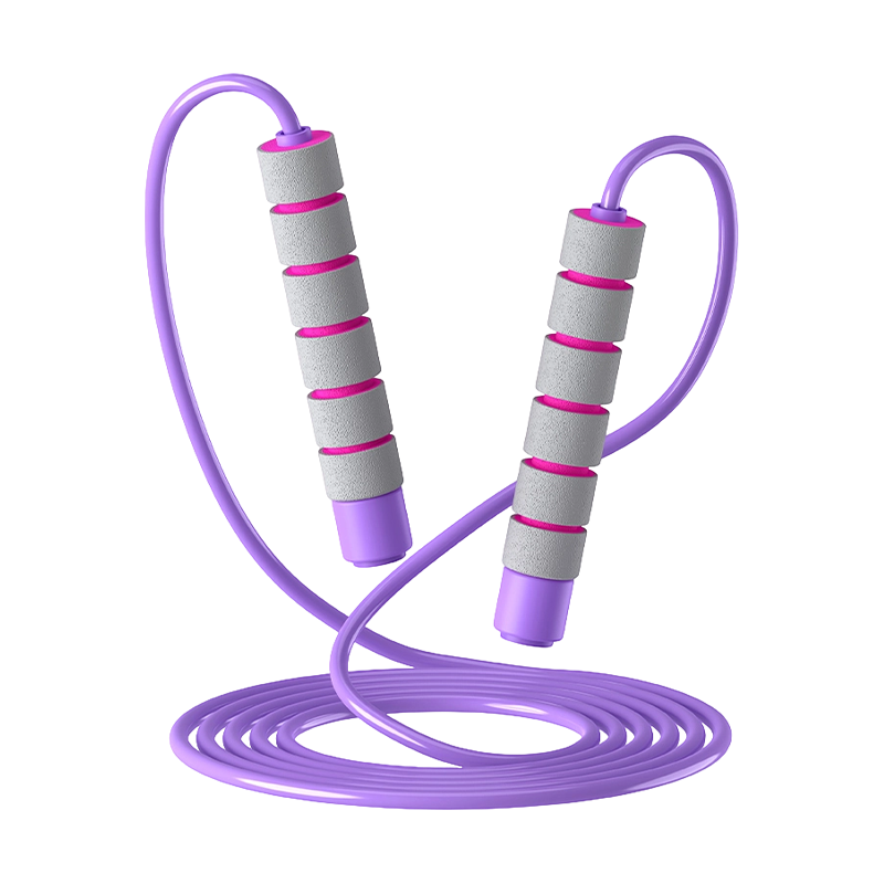 TS-1 PVC-köysisienikahvainen hyppynaru lapsille