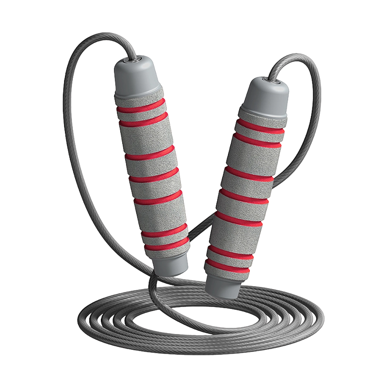 TS-3 yhden pään väri/7-urainen rummun muotoinen sienikahvainen hyppynaru aikuisille