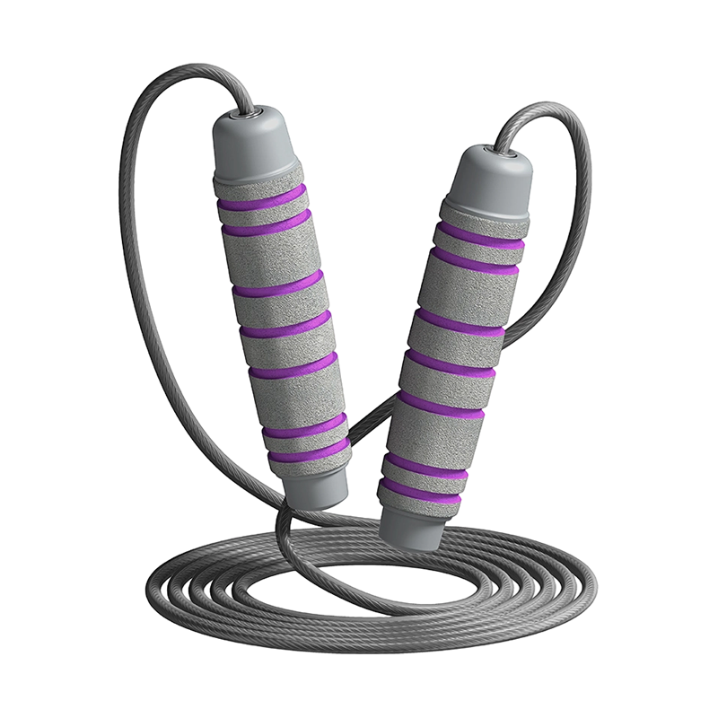 TS-3 yhden pään väri/7-urainen rummun muotoinen sienikahvainen hyppynaru aikuisille