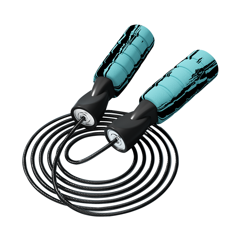 TS-4 Color Graffiti/Yksivärinen vaahtomuovisienikahvainen hyppynaru aikuisille