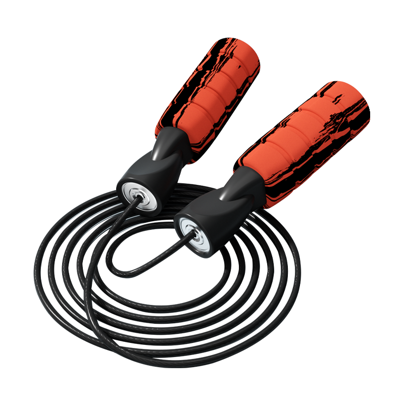 TS-4 Color Graffiti/Yksivärinen vaahtomuovisienikahvainen hyppynaru aikuisille